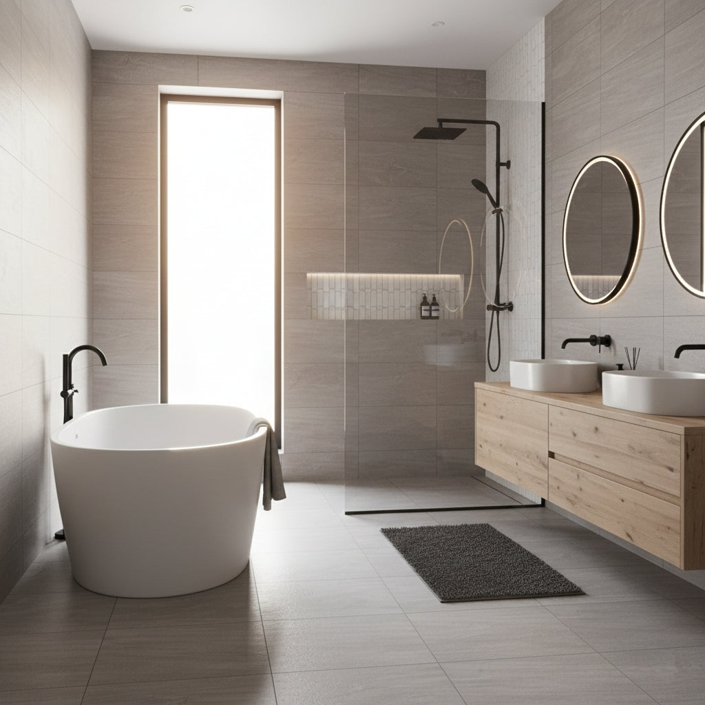 G-608 Forge Concrete ANTI-SLIP | 60x60 Porcelain Tiles Textured