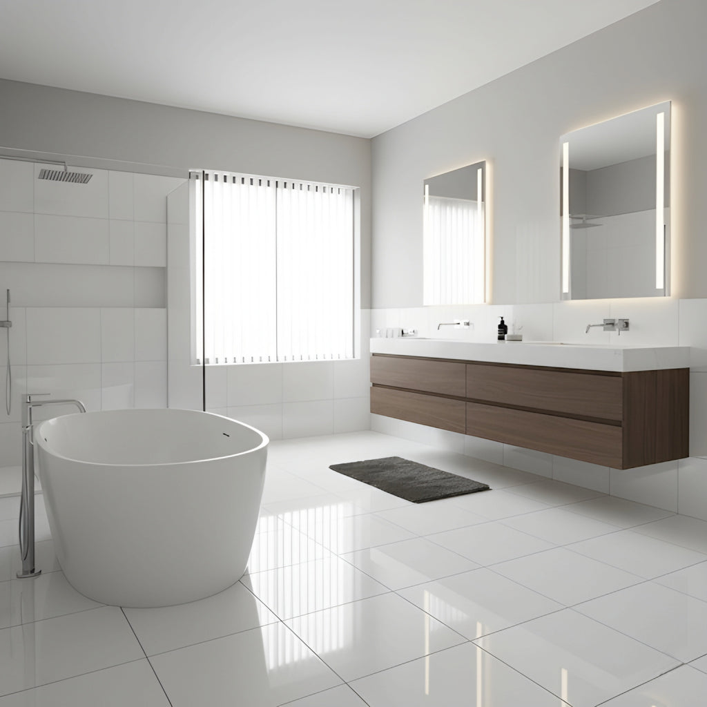 HPD6000 Arctic Glossy White | 60x60 Polished Porcelain Wall & Floor Tile