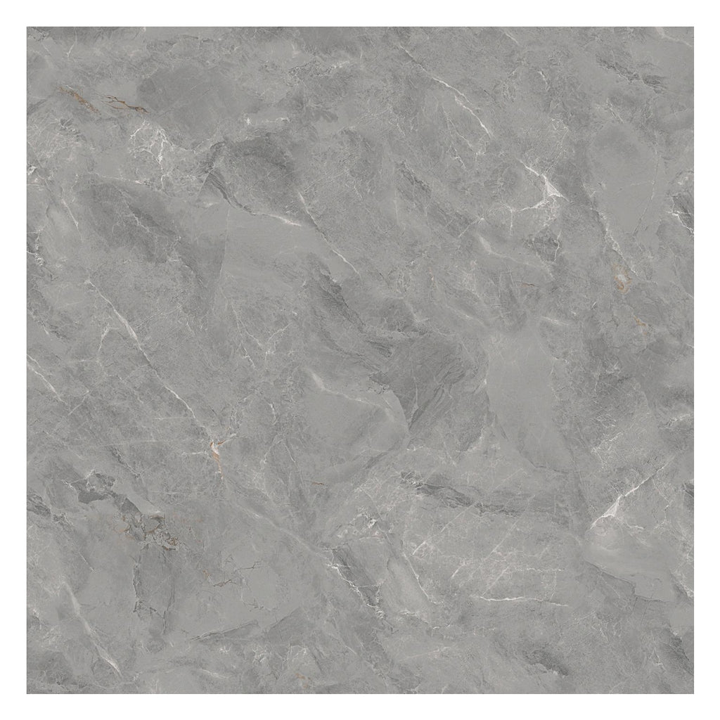 BMD65007 Thunderstorm Deep Grey Marble-Effect | 60x60 Vitrified Ceramic Tiles Glossy