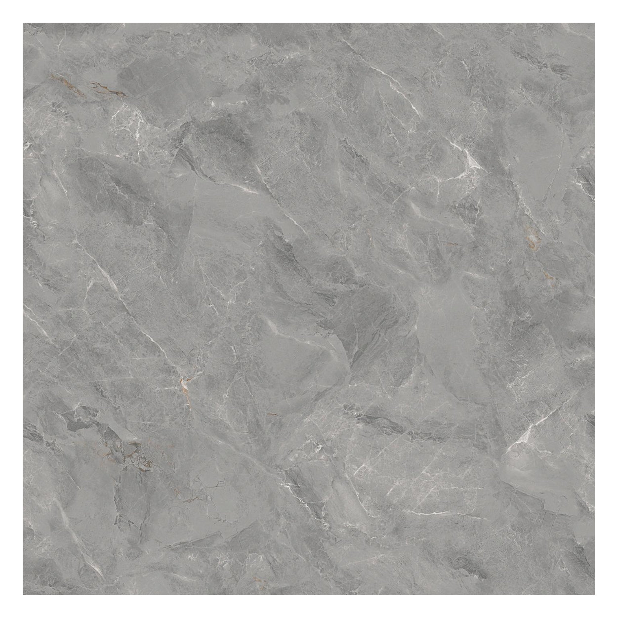 BMD65007 Thunderstorm Deep Grey Marble-Effect | 60x60 Vitrified Ceramic Tiles Glossy