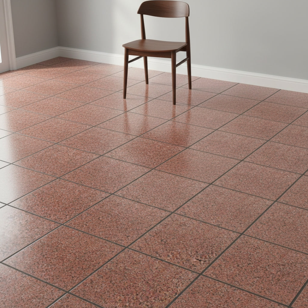 HSD616 Crimson Granite | 60x60 Heavy-Duty Porcelain Tile Glossy