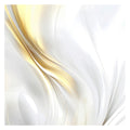 LTP6242 Gilded Flow Luxury Abstract Gold & Pearl | 60x60 Vitrified Ceramic Tiles Glossy
