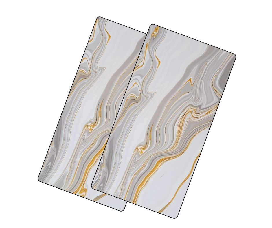3606/T Liquid Gold Marble Swirl | 30x60 Premium Ceramic Tile Glossy (Wall/Steps)
