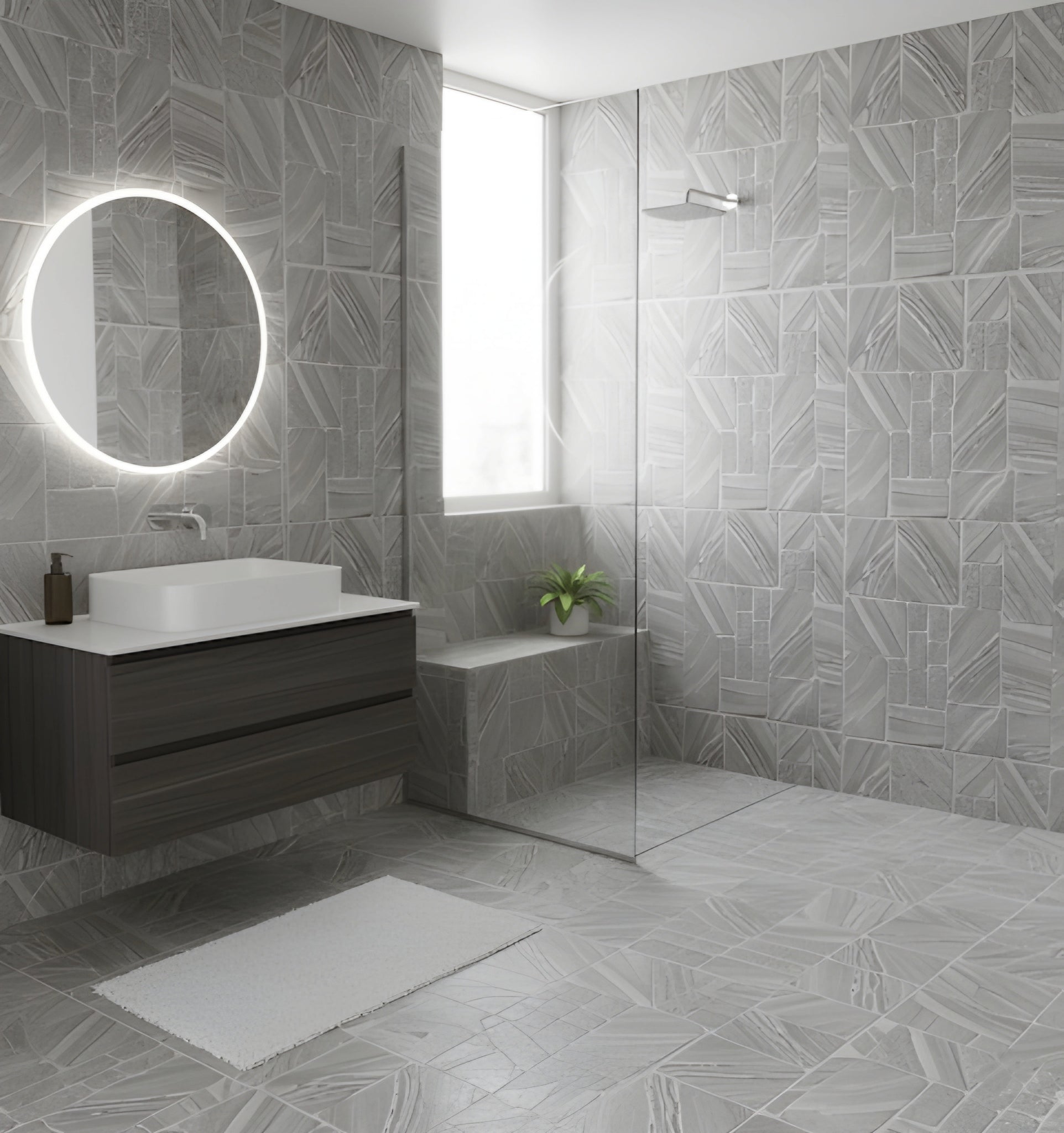 RFG6025 - Highland Cobble Grey Stone (60x60 Rustic Tiles)