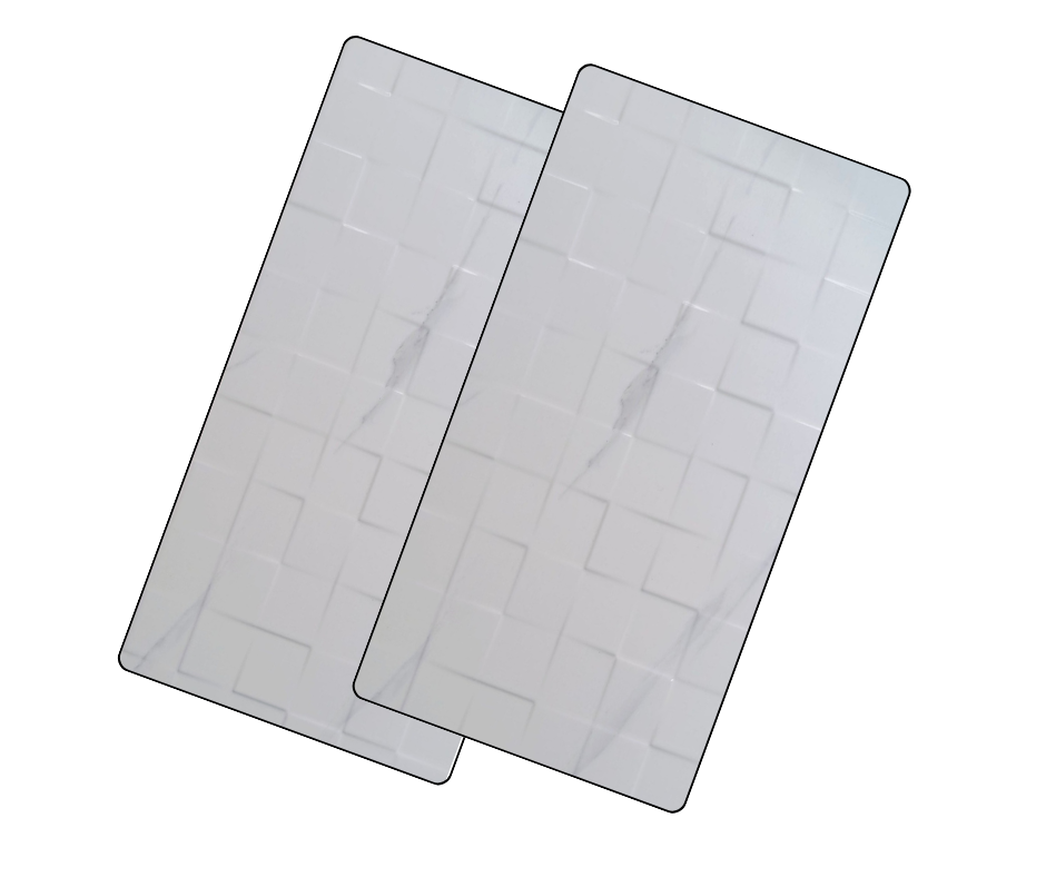 HY36113 Carrara Weave | 30x60 Premium Ceramic Wall Tile Textured Glossy