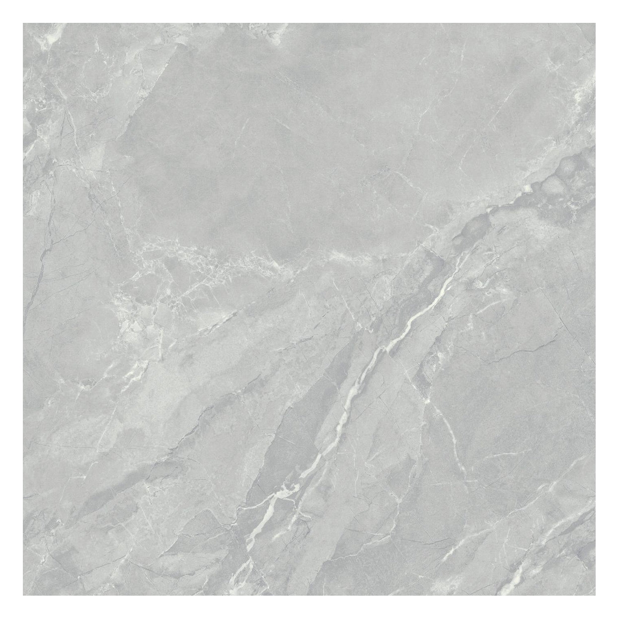 LTP6222 Nordic Mist Grey Marble Effect | 60x60 Vitrified Ceramic Tiles Glossy