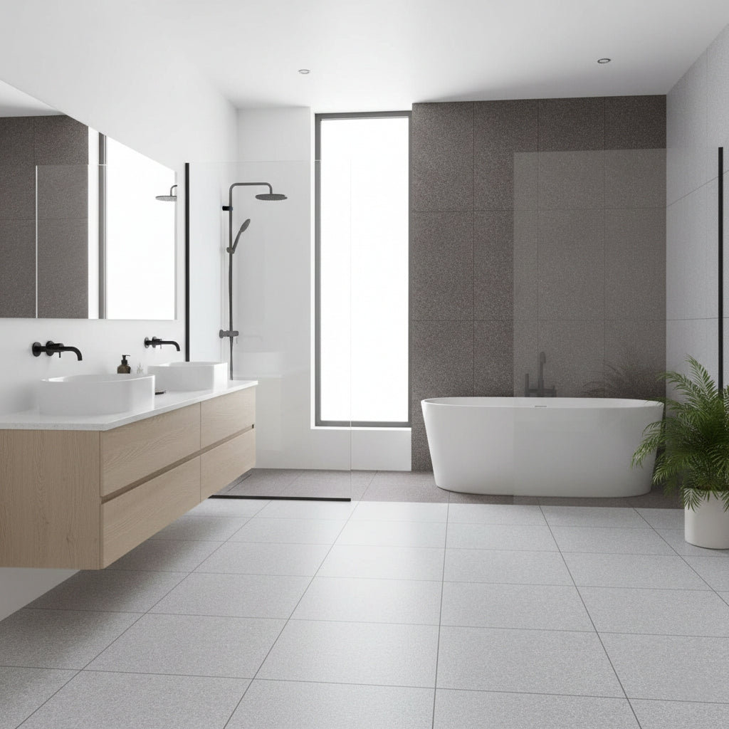 LTR6102 - Concrete Mist | 60x60 Vitrified Ceramic Tiles Rustic