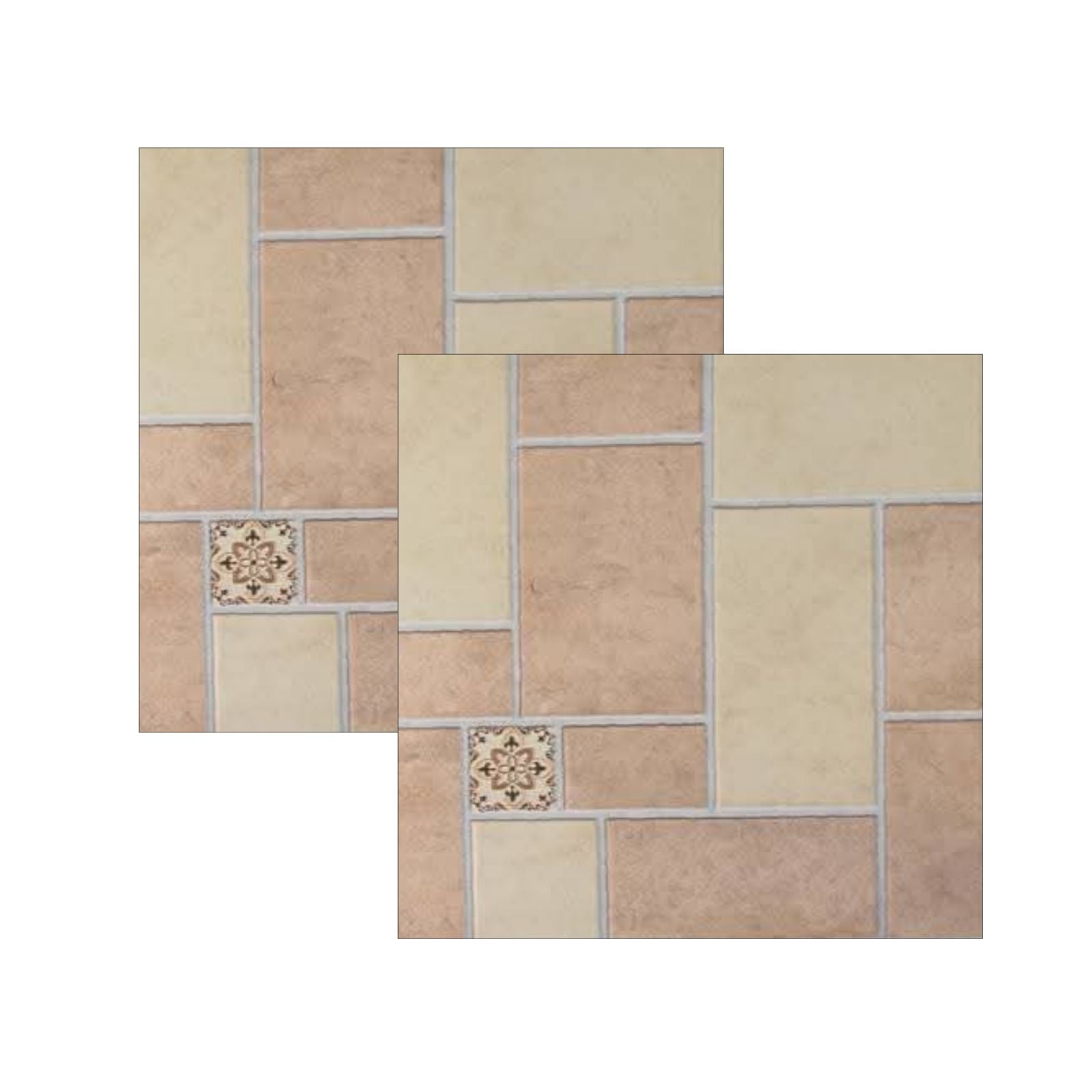 DS414 Tuscan Cobblestone | 40x40 Premium Ceramic Tiles Matte Textured 3D