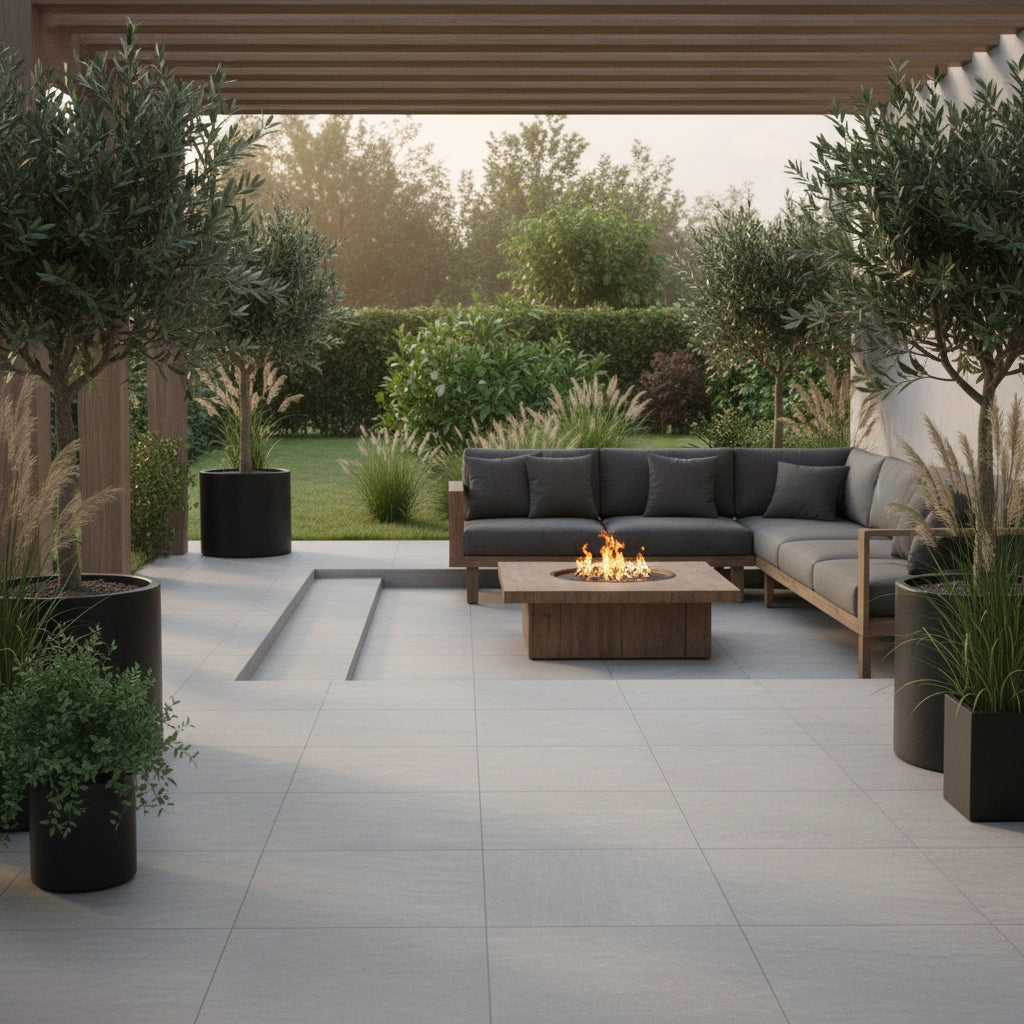 G-608 Forge Concrete ANTI-SLIP | 60x60 Porcelain Tiles Textured