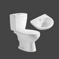 2-piece Toilet w/ washbasin SH-8530