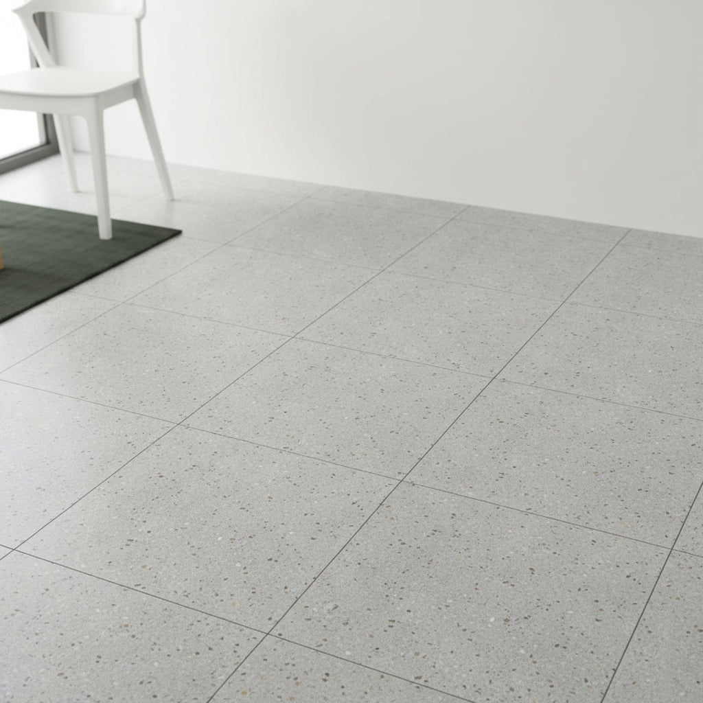 LHG44016 - Urban Speckle Ash | 40x40 Premium Ceramic Tiles Glossy