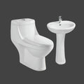 1-piece Toilet w/ Pedestal washbasin SH-8080
