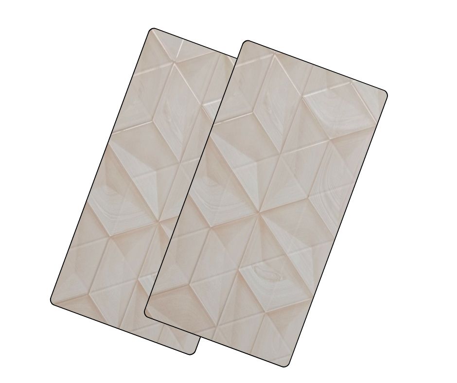 HGR3606 Prism Sandstone 3D-Effect Textured Tile | 30x60 Premium Ceramic Wall Tile Glossy