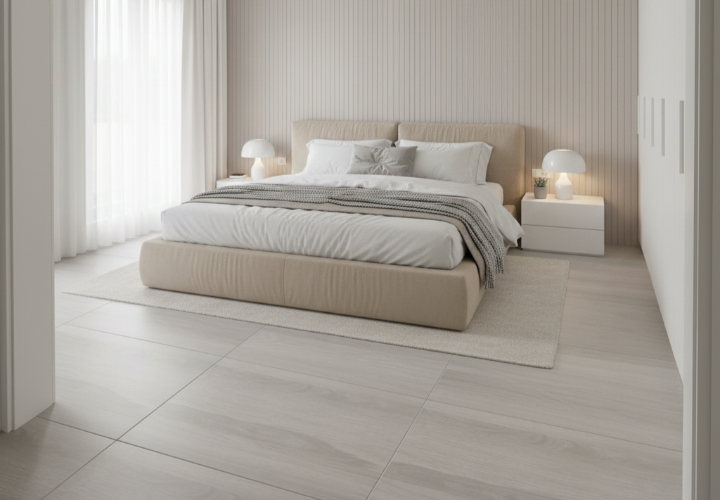 HDW6602 Ash Wood-Grain Tile | 60x60 Porcelain Tiles Glossy